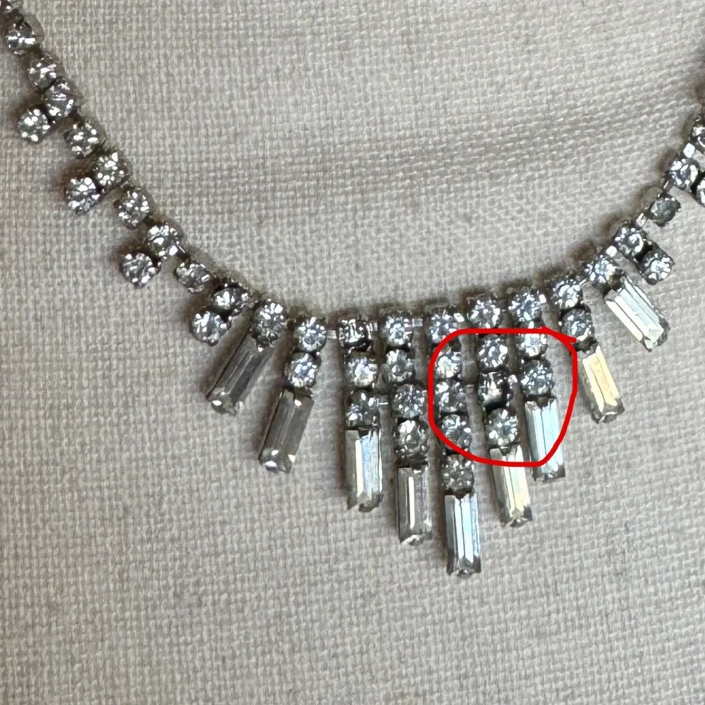 Vintage Rhinestone Necklace